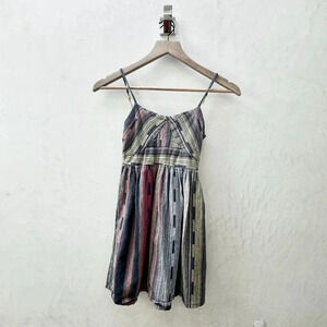 Roxy || Little Girl's Dress Pastel Ikat Style Surf Sun Coastal Sz Small